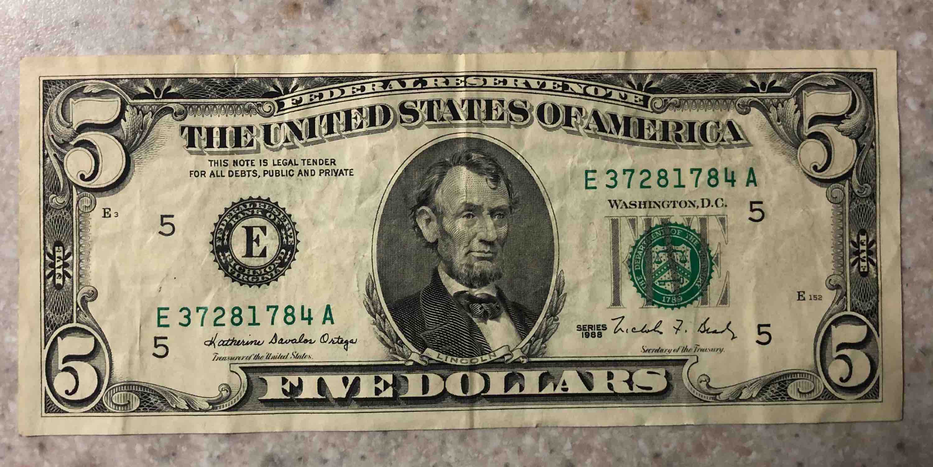 $5-Circulated-Ink-Smear-Note-Question.