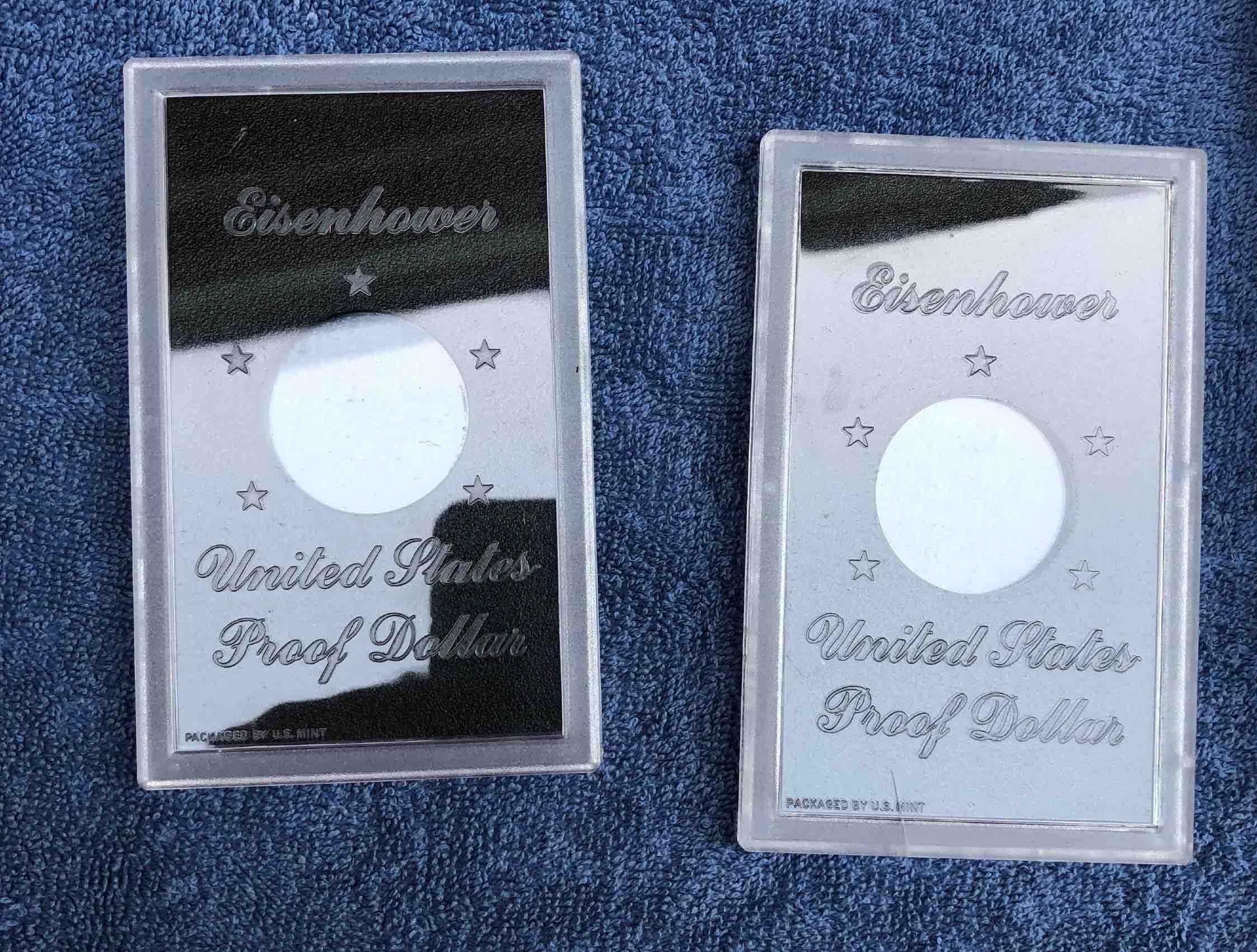 Free---Two-US-Mint-Eisenhower-40%-Proof-Holders