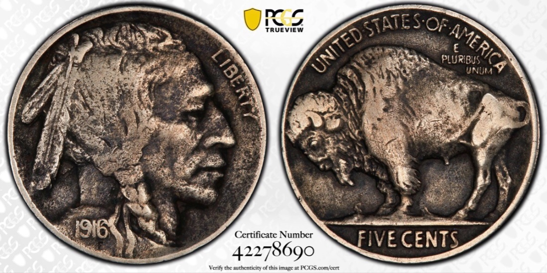 1916/16-Buffalo-Nickel