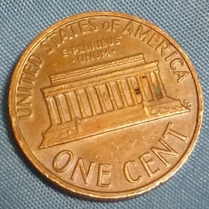 Penny-With-Reverse-Image-On-Front-And-Back-No-Year