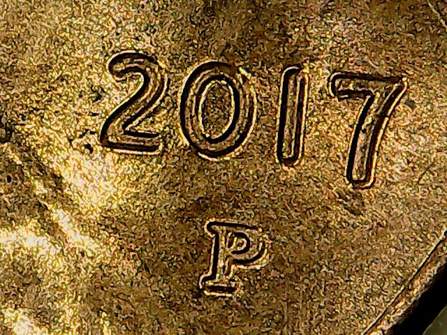 US-1-Cent-2017-P-Found-It-To-Have-Impressions-On-Both-Sides-Please-Look