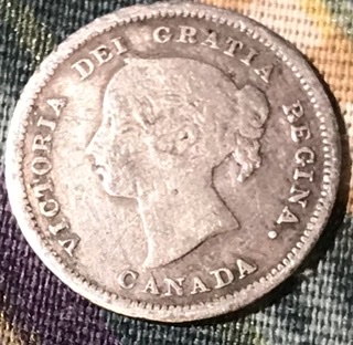 1887-Canadian-5-Cent
