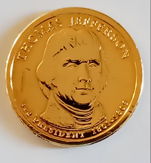 Jefferson-$1-Orange-Yellow-Color