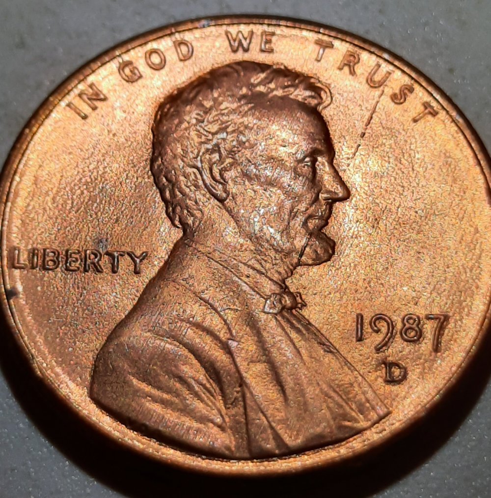 Modern-Lincoln-Cent-1987-D-Die-Crack?