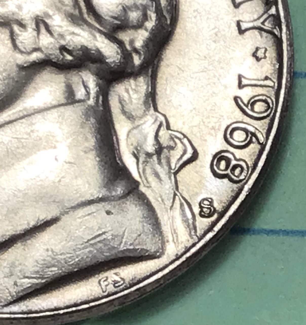 Is-This-A-Cud-In-The-Mint-Mark?-1968-S-Nickel