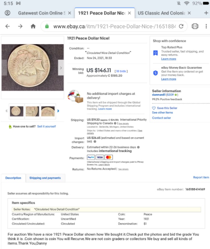 Did-This-Person-Just-Get-Scammed?-1921-Peace-Dollar