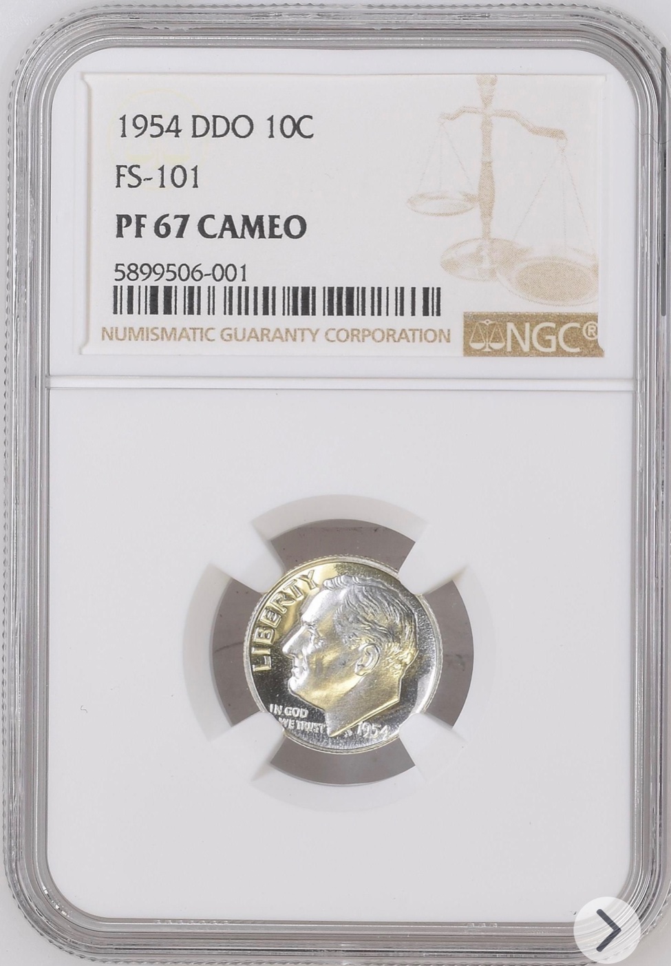 1954-Proof-Roosevelt-DDO-FS-101...-You-Vs.-NGC
