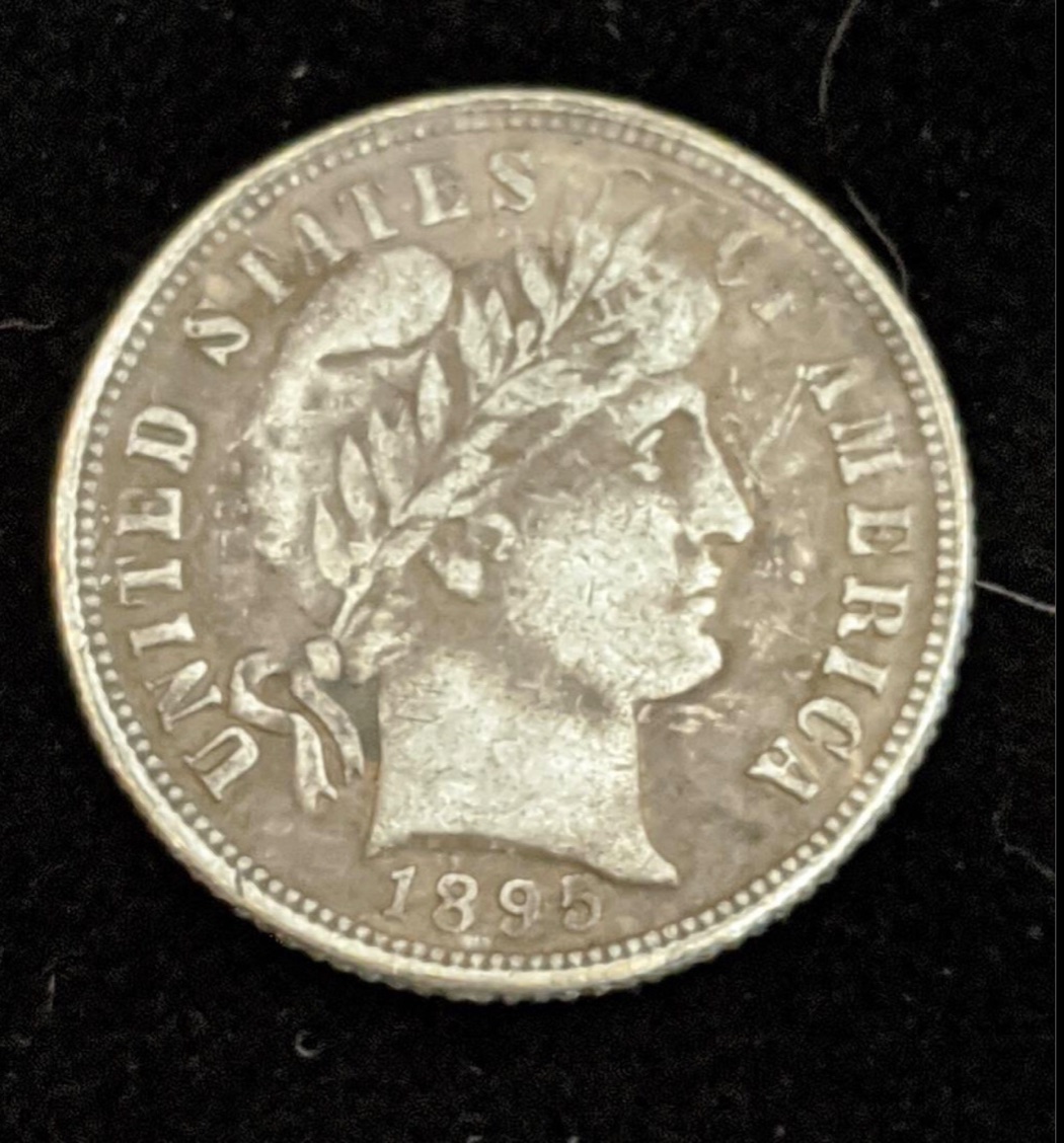 1895-Barber-Dime-For-Grading