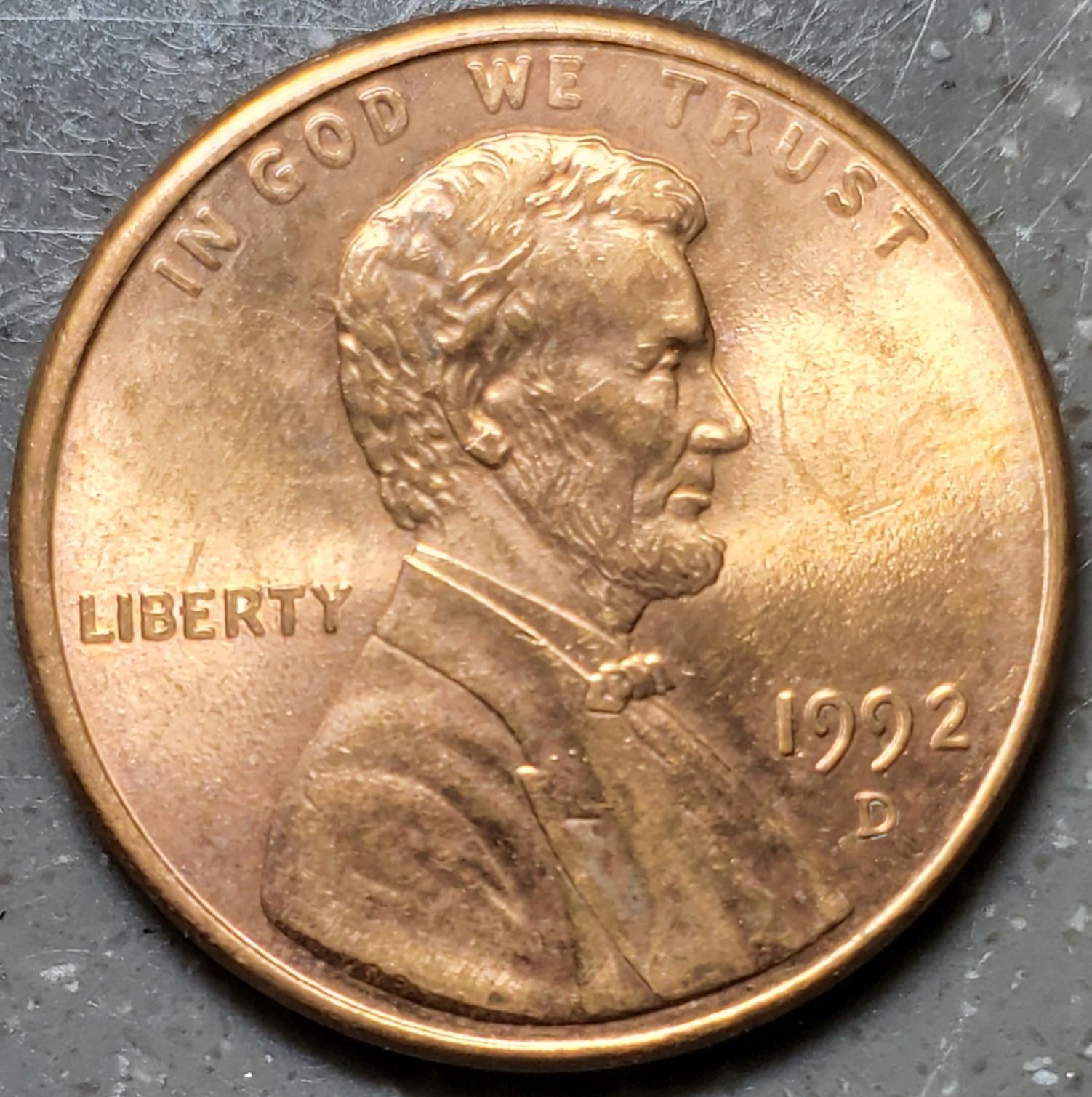 1992-D-Lincoln-Penny