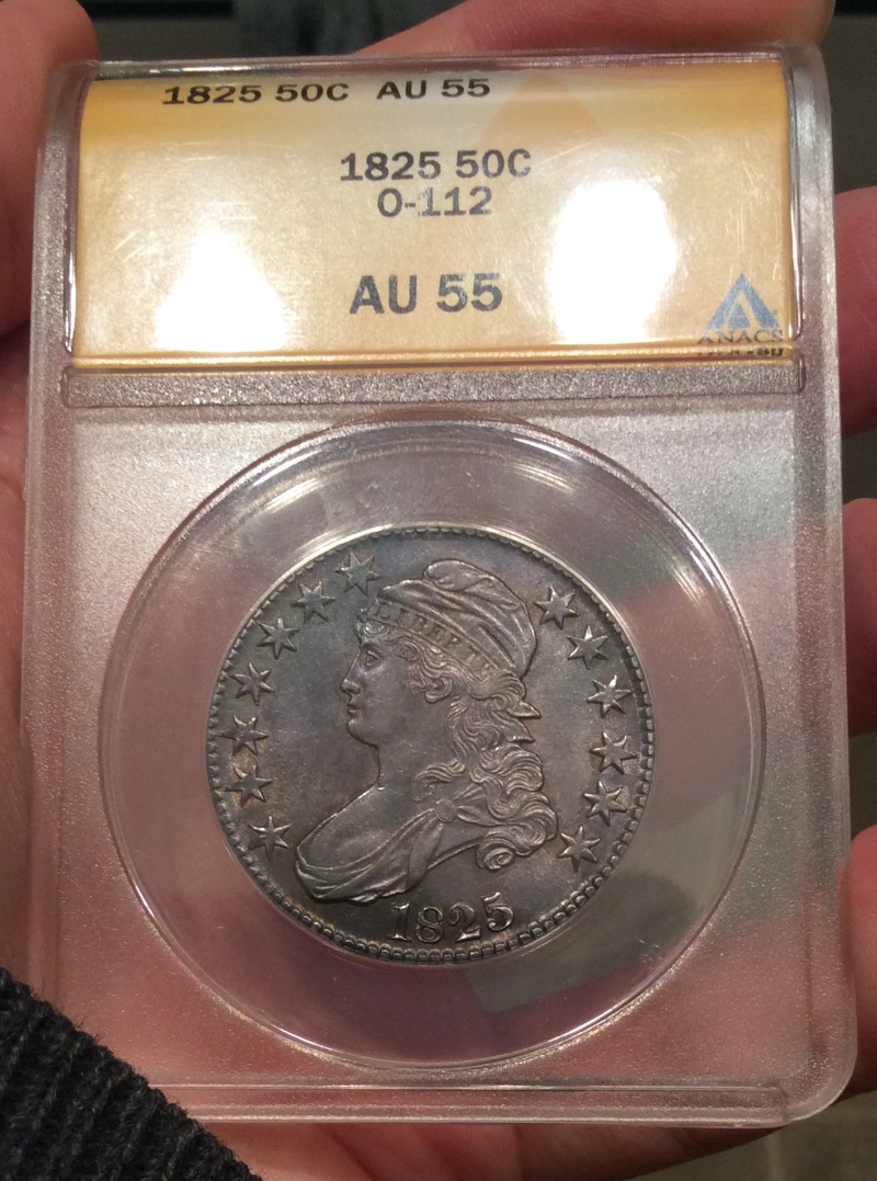 1825-Half-Dollar-For-Grading,-You-Vs-TPG