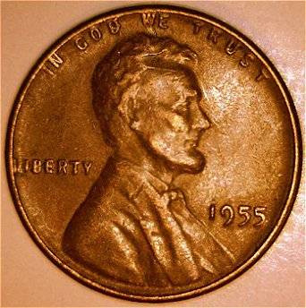 ?-Some-Kind-Of-Error/Defect---1955-Lincoln-Cent