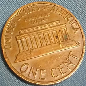 Penny-With-Reverse-Image-On-Front-And-Back-No-Year