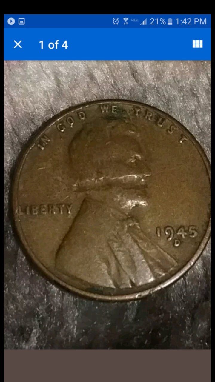 1945-D-Penny-Error?-Is-This-A-Lamination-Issue,-A-Struck-Thru,-Or-Other?