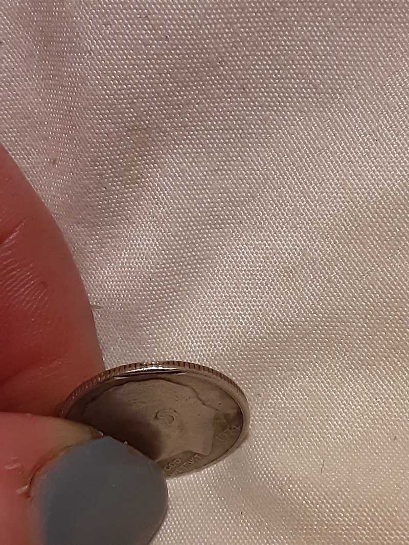 Could-This-Be-A-Rim-Burr-Error-On-A-1974-D-Dime-Or-Just-Post-Mint-Damage?