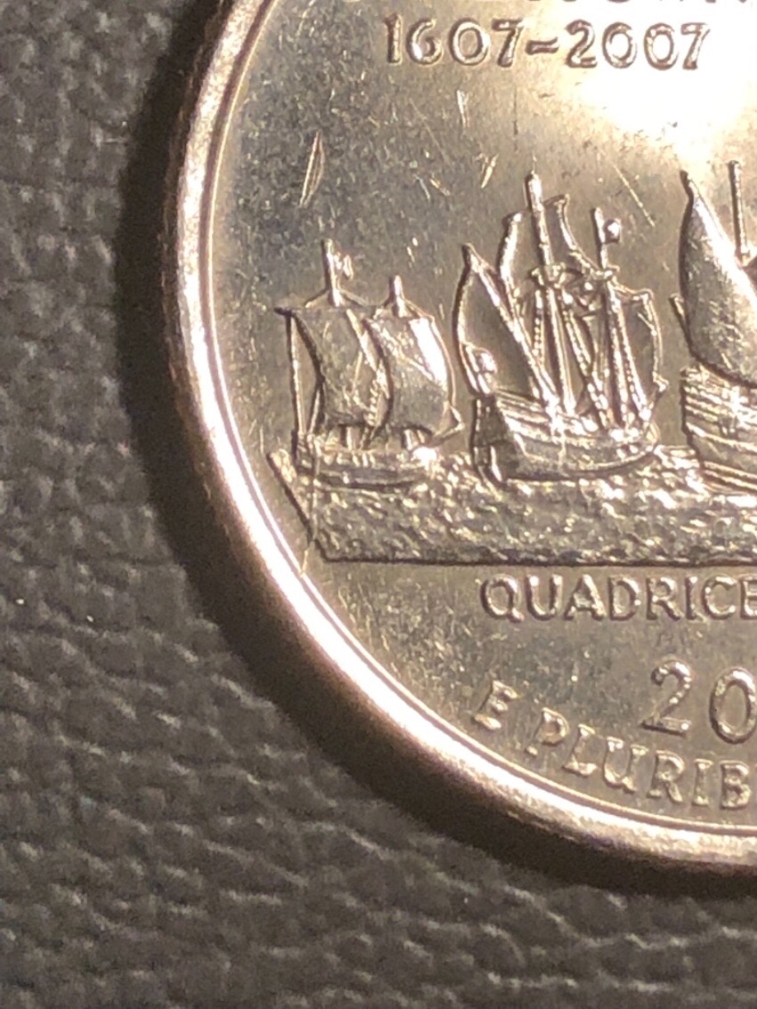 Dropping-Anchor-Is-It-A-Die-Break/Gouge-On-Reverse-Of-2000-P-Virginia-25ct?
