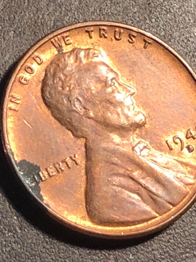 1949-D-Lincoln-Wheat-Cent-Clash-Or-Multiple-Strikes?-MM-D/D/D?