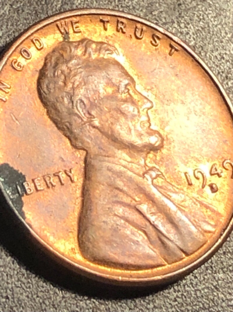 1949-D-Lincoln-Wheat-Cent-Clash-Or-Multiple-Strikes?-MM-D/D/D?