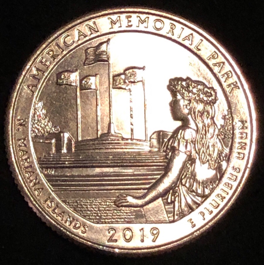 2019-W-Memorial-Park-Quarter-Doubled-Ear-And-Surrounding-Hair?