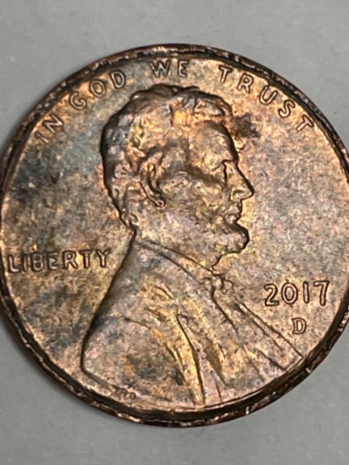 2017-D-Lincoln-Shield-Cent-Ear-Hole-Tear-In-Shield.-Wrong-Planchet-Or-Bad-Planchet?-Error-Help.