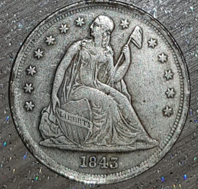 1843-O-Liberty-Seated,-1848-Cc-Liberty-Seated-And-1878-Trade-Dollar