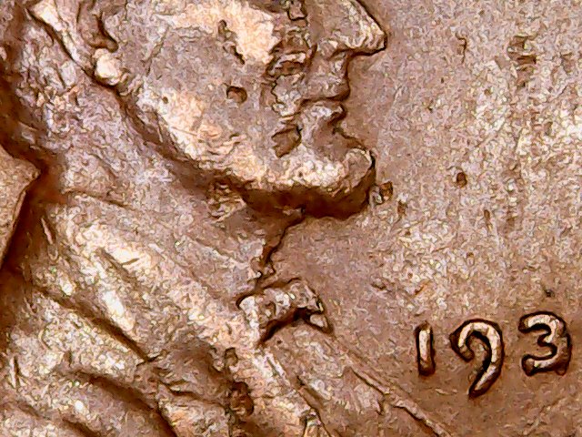 1939-P--LWC-Struck-Through-Debris-And-Lamination.