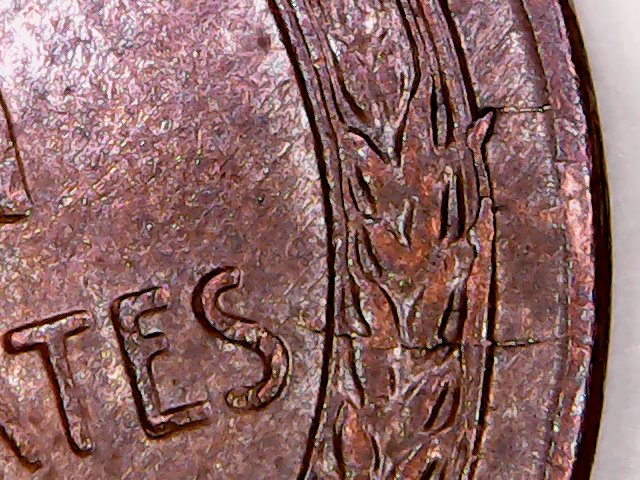 1957-DD-Mint-Mark-With-Pre-Cud?-Rim-To-Rim-Die-Crack-On-Reverse.