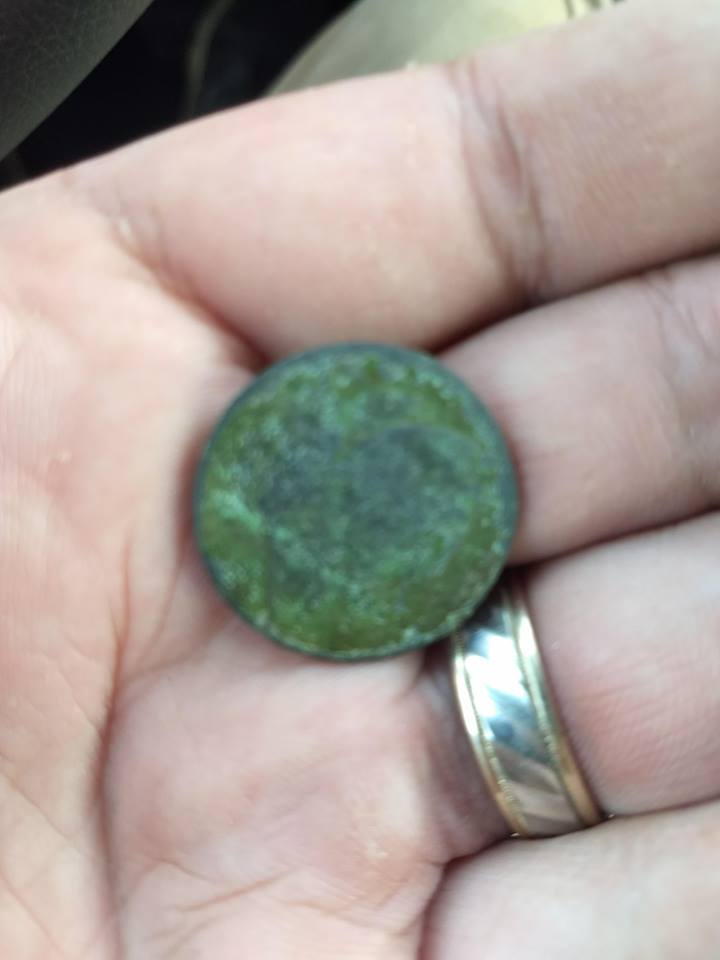 1773-Virginia-Half-Penny-Find