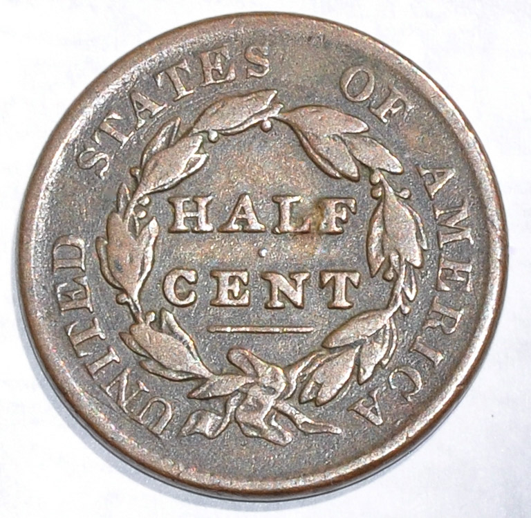 1829-Half-Cent-For-Grading