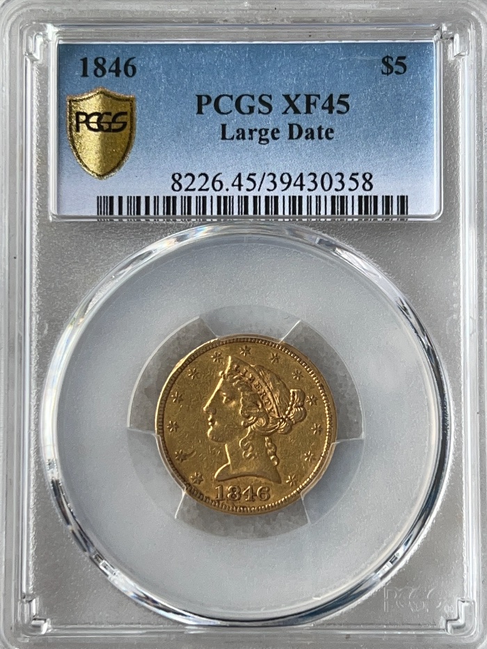 1846-Liberty-Half-Eagle---Any-Grade-Calls?