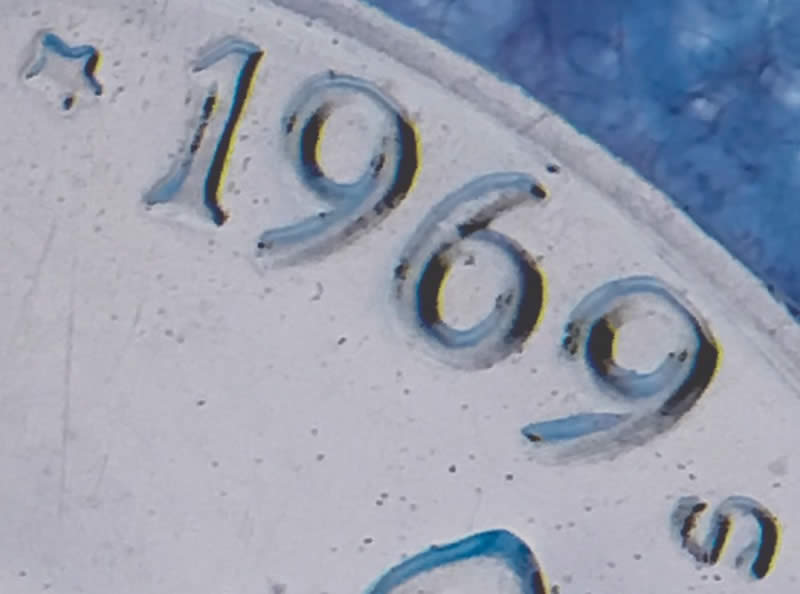 Extreme-Thickness-Shown-On-1969-S-Proof-Jefferson-Nickel
