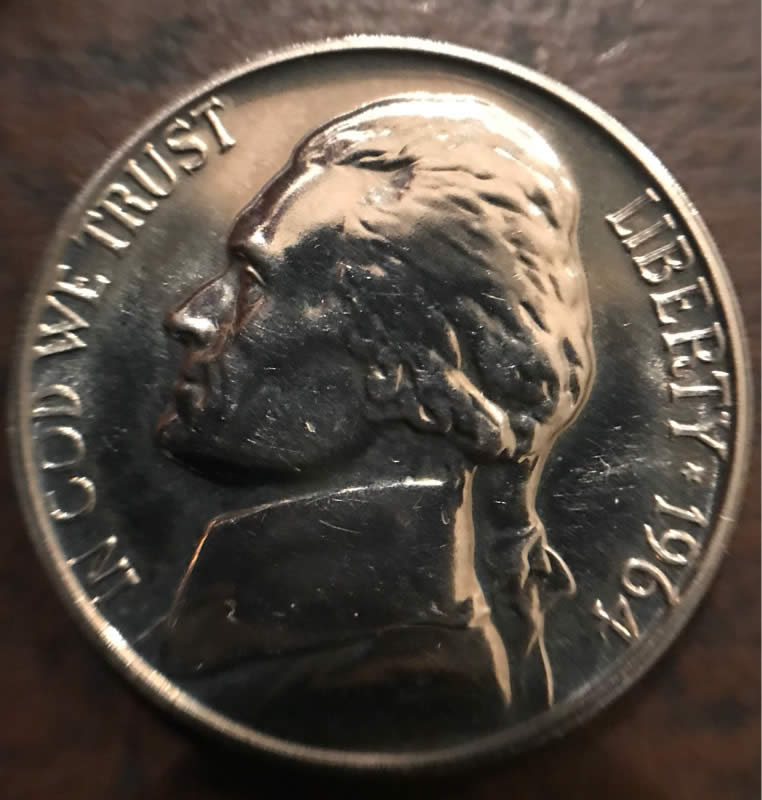 1964-Uncirculated-Jefferson-Nickel.-Possibly-The-SMS?-Doubled-Die?