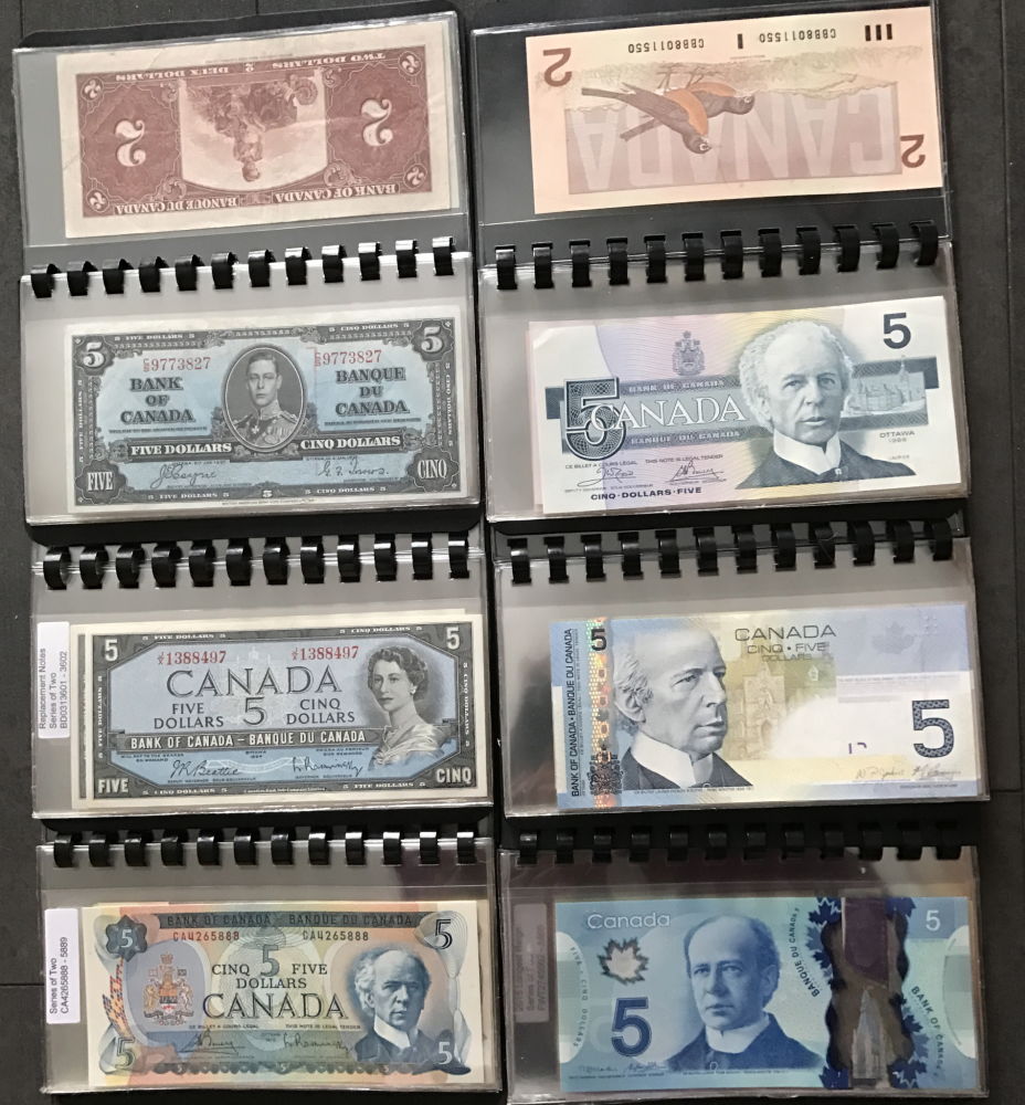 Canadian-Banknote-Collection---Six-Series
