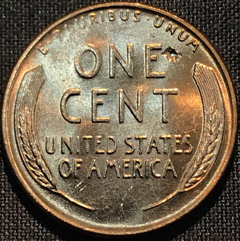 Awesome-1958-D-Lincoln-Struck-Through!!