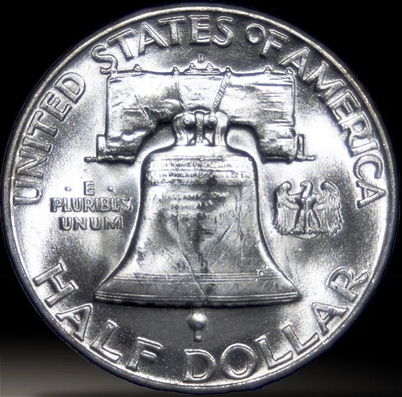1950-D-Franklin-Half-For-Grade