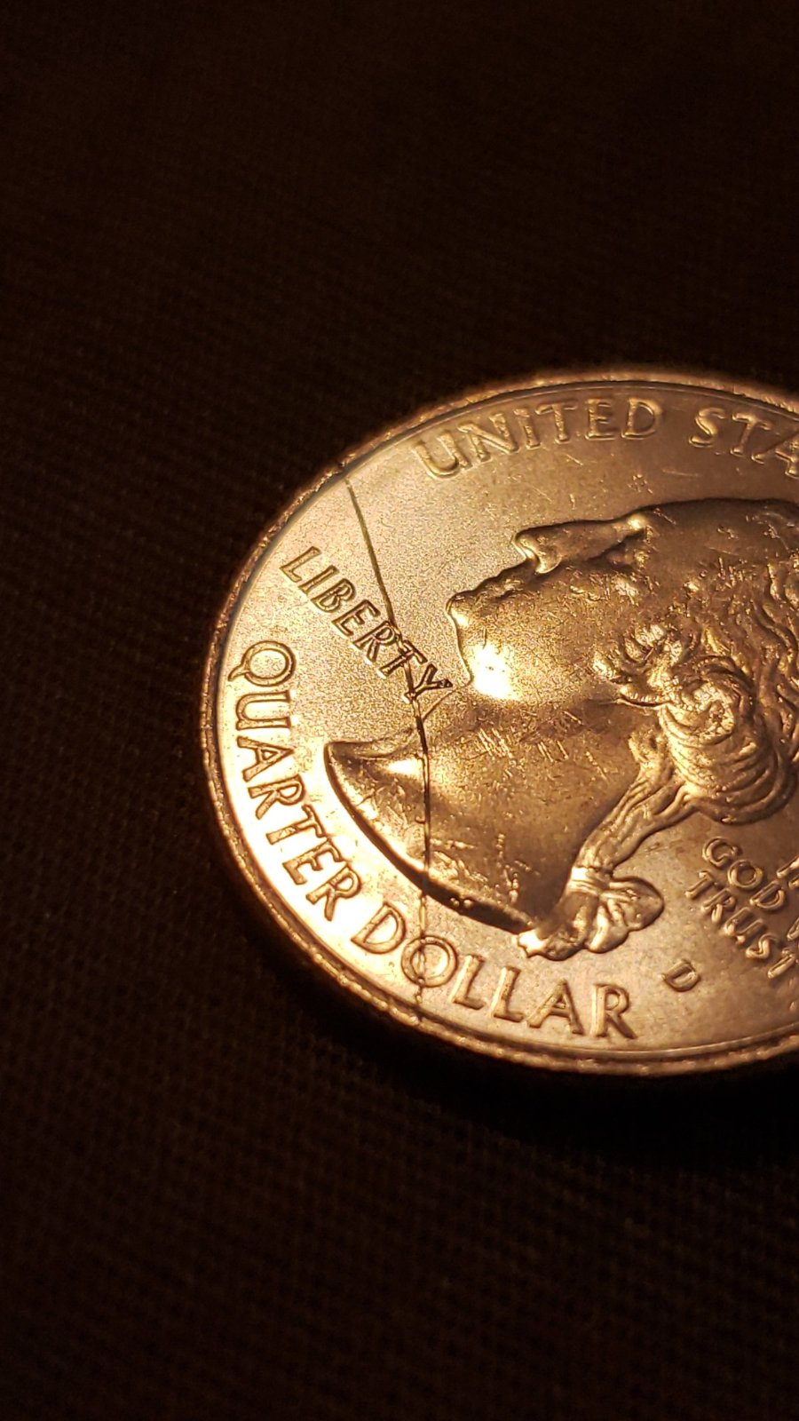 2019-D-Lowell-Quarter-W/Possible-Die-Crack