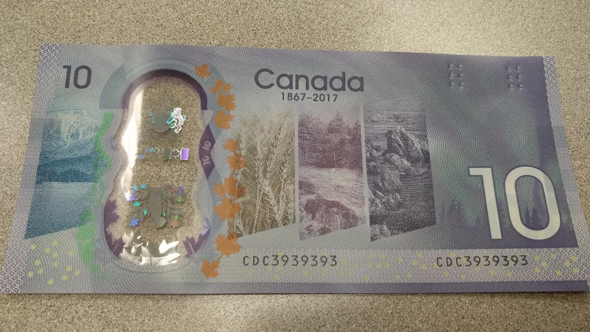 New-Ten-Dollar-Canadian-Bill-Celebrating-Canada's-150th-1867---2017