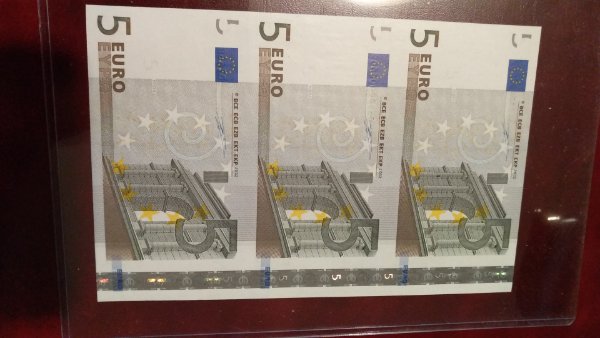 Uncut-Notes-Value?-1990-5-GBp,-1993-Deutsche-Bundesbank,-2002-5-Euro-German