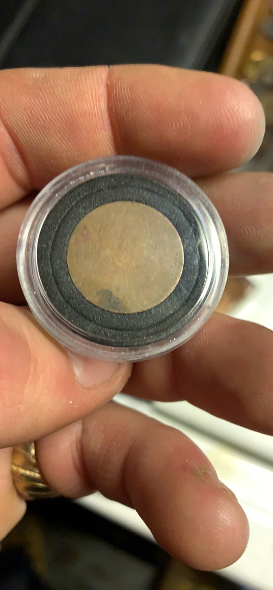One-Side-Blank-Canadian-Error-Coin-,-Other-Side-Is-The-Queen