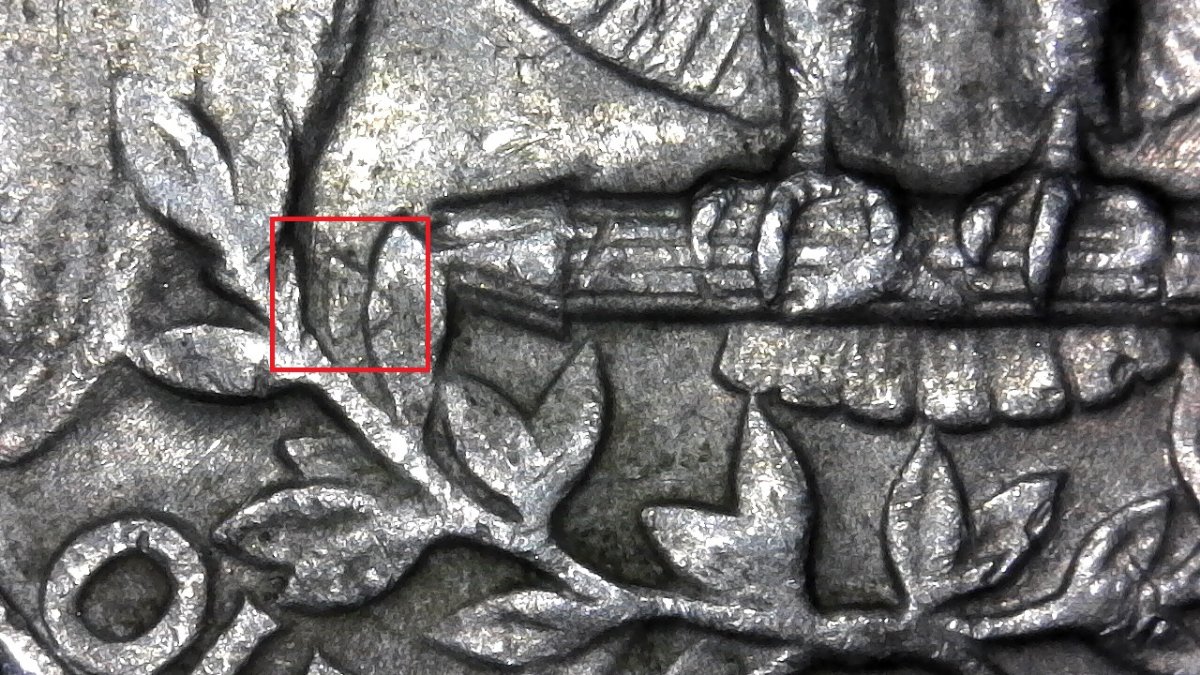 1972-Quarter-With-Triangle-In-The-Leaf