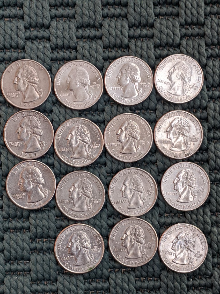 American-Coins-I've-Found-In-Canadian-Rolls,-Haven't-Found-Any-Doubles