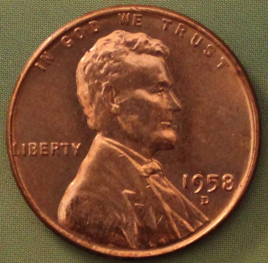 1958-D-Lincoln-Wheat-Ear-Cent-Submitted-For-Grading-Practice.