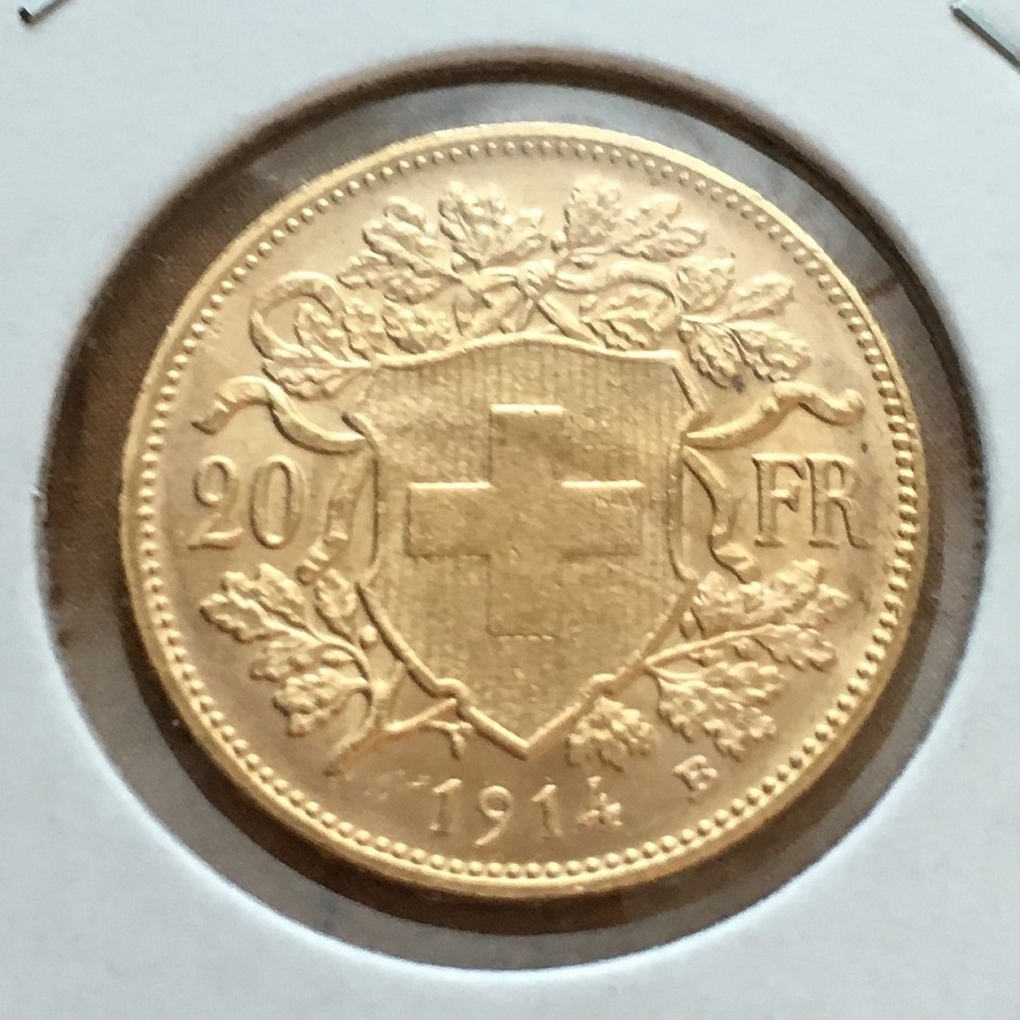 1914-B-Swiss-20-Francs:--Grading-&-Value-Help-Request?
