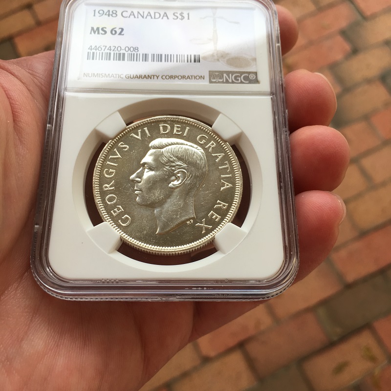 1948-Canada-Dollar,-NGC-MS-62---Subjectivity-&-Price-Question