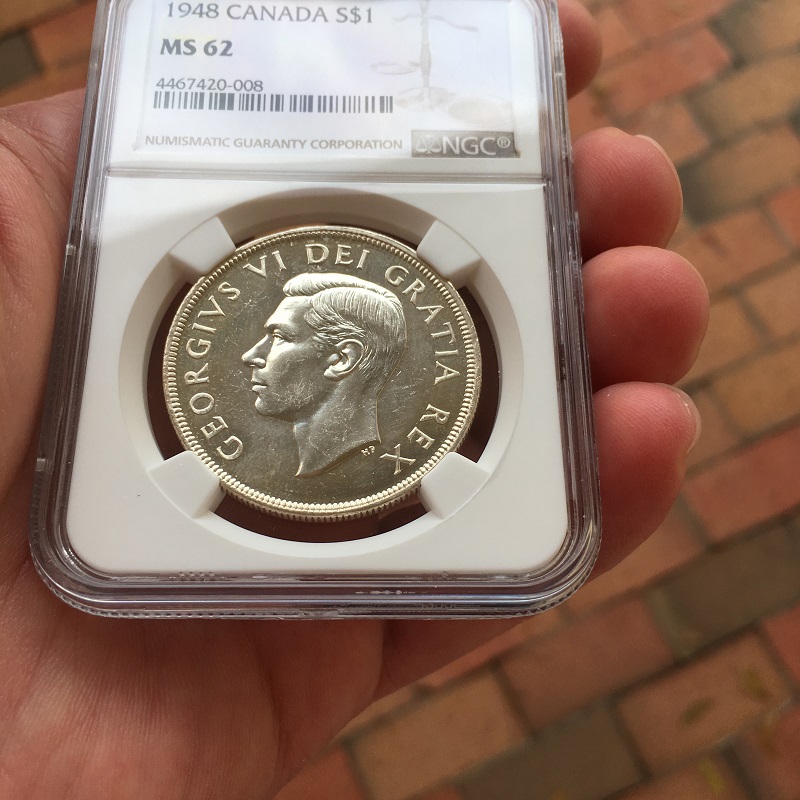 1948-Canada-Dollar,-NGC-MS-62---Subjectivity-&-Price-Question