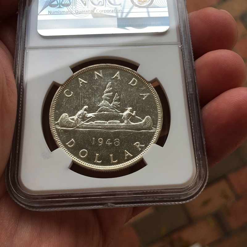 1948-Canada-Dollar,-NGC-MS-62---Subjectivity-&-Price-Question