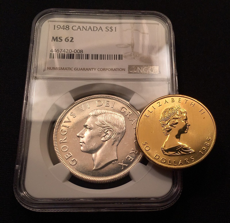 1948-Canada-Dollar,-NGC-MS-62---Subjectivity-&-Price-Question
