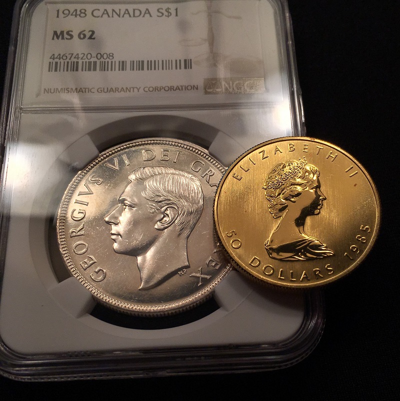 1948-Canada-Dollar,-NGC-MS-62---Subjectivity-&-Price-Question