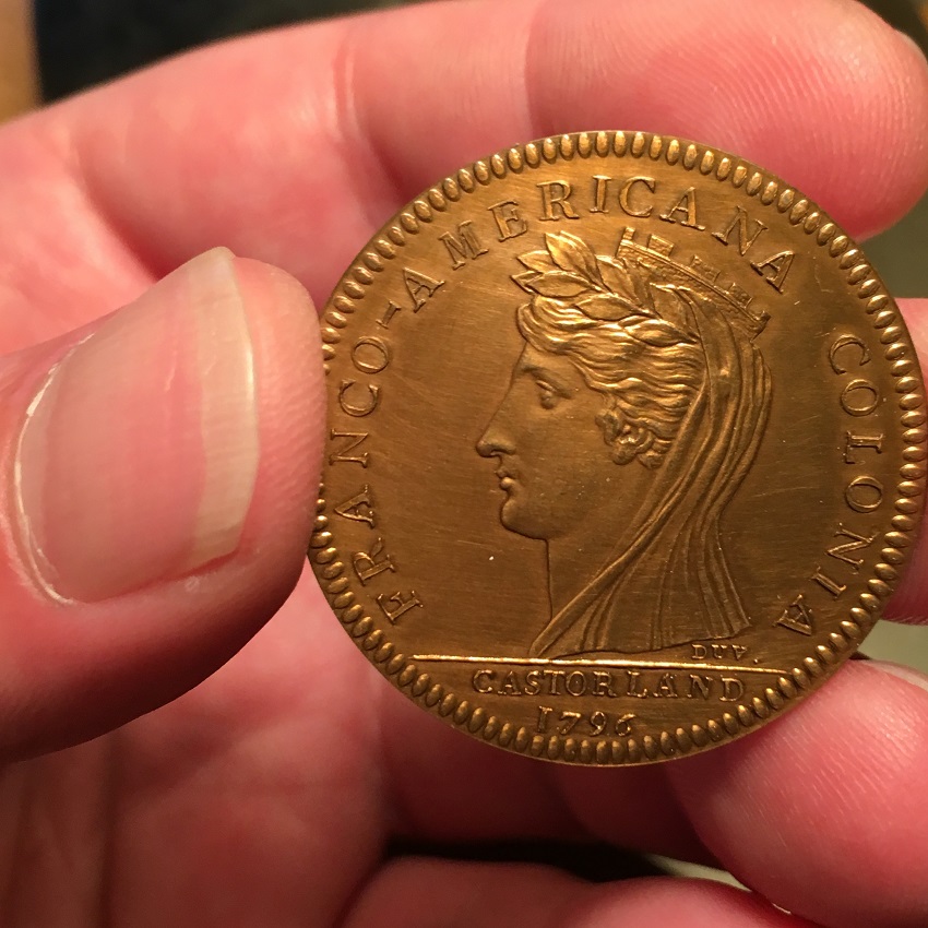 1796-Castorland-Half-Dollar-US-Colonial-Impaired-Proof---Help-Needed