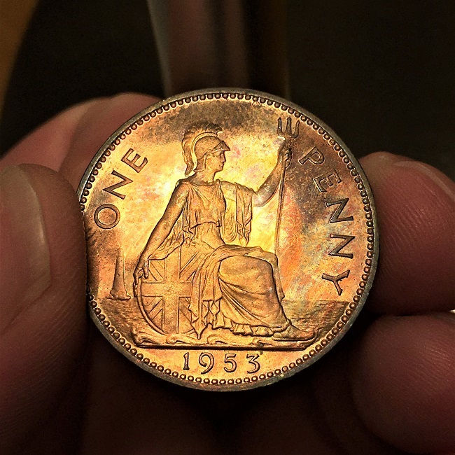 1953-Great-Britain-Penny-Proof---What-Do-You-All-Think-Of-The-Toning?