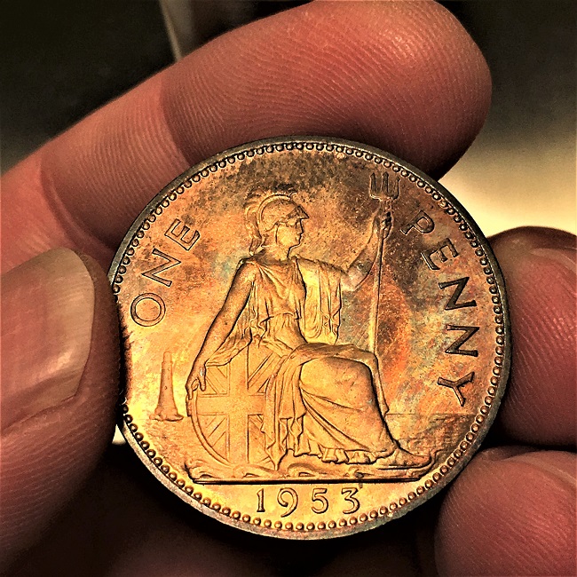 1953-Great-Britain-Penny-Proof---What-Do-You-All-Think-Of-The-Toning?